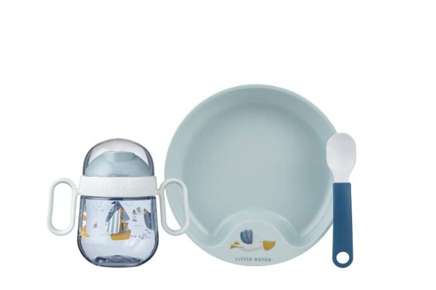 Mealtimes & Care Little Dutch Dinner Sets | Baby Dinnerware 3-Piece Set Sailors Bay