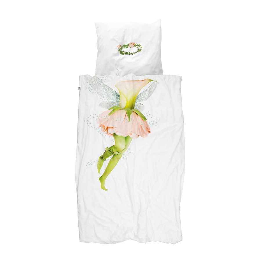 Nursery & Interior Snurk Duvet & Pillowcases | Fairy - Organic Bed Linen Set (Double)