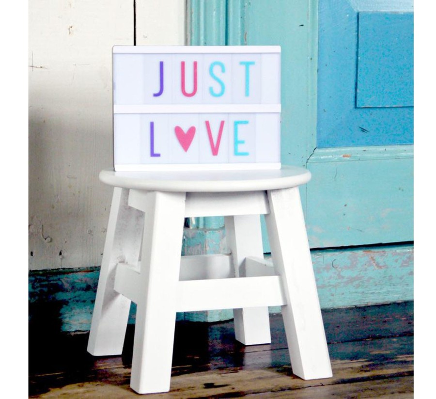 Nursery & Interior A Little Lovely Company Light Boxes | Lightbox Letter Set - Pastel