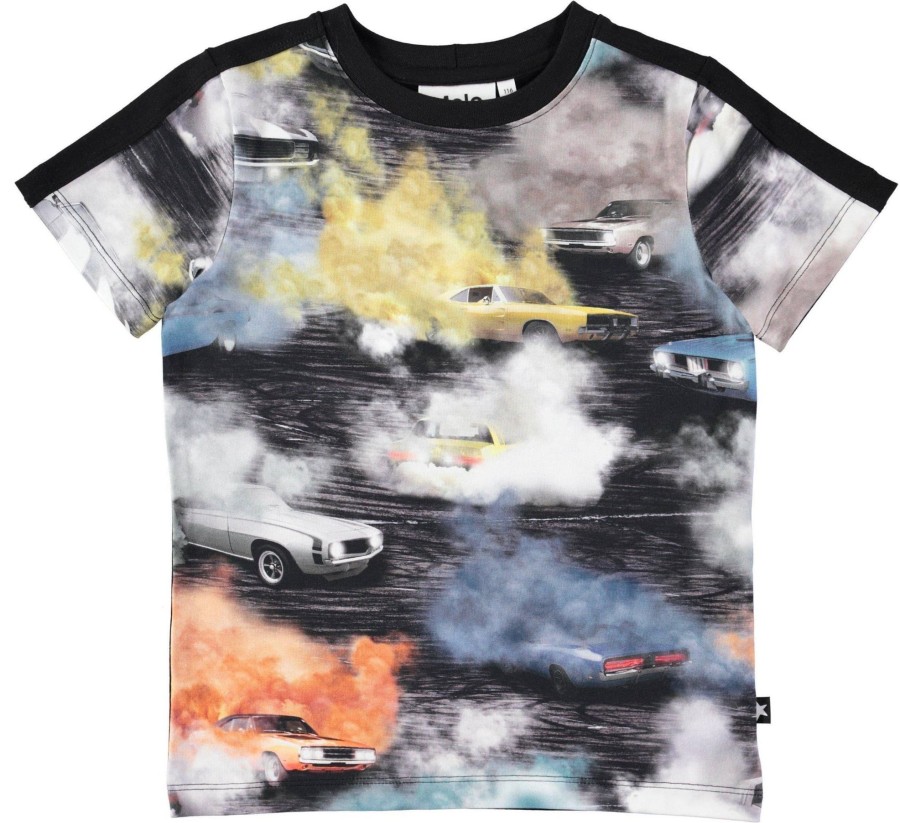 Clothing & Accessories Molo Boys 2-12 Years | Rishi Burnout T-Shirt