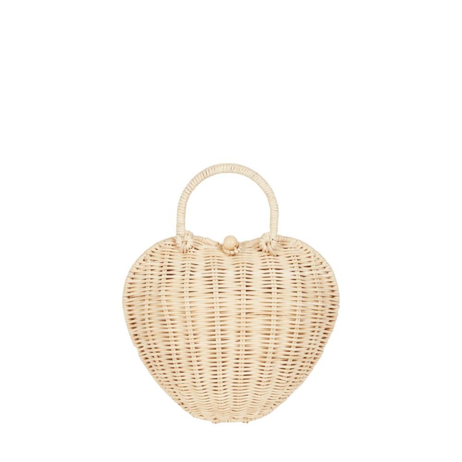 Outdoor Olli Ella Picnic Tupperware & Blankets | Rattan Luvya Bag -Straw