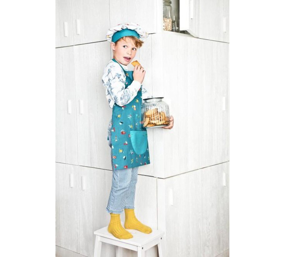 Mealtimes & Care Lilliputiens Baking & Making | Little Chef. On The Road Apron & Hat Set