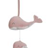 Nursery & Interior Little Dutch Mobiles | Music Box Whale Ocean Pink