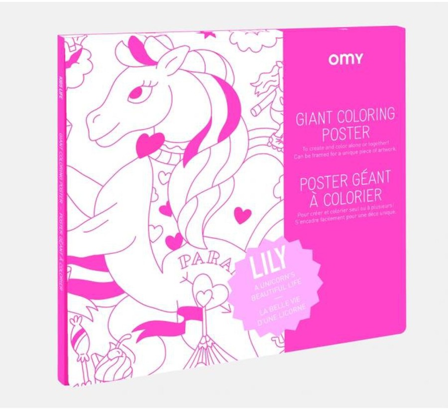 Toys & Play OMY Crafts | Coloring Poster - Lily