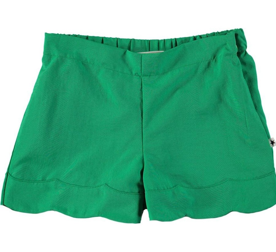 Clothing & Accessories Molo Girl 2-12 Years | Ama-Ming Green Shorts