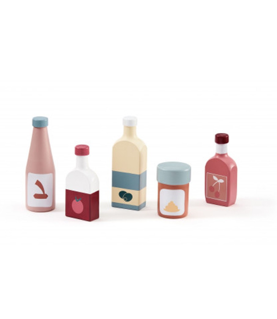 Toys & Play Kids Concept Role Play | Bottle Set 5Pcs Bistro