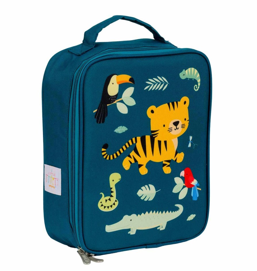 Clothing & Accessories A Little Lovely Company Lunch Boxes & Lunch Bags | Cool Bag - Jungle Tiger