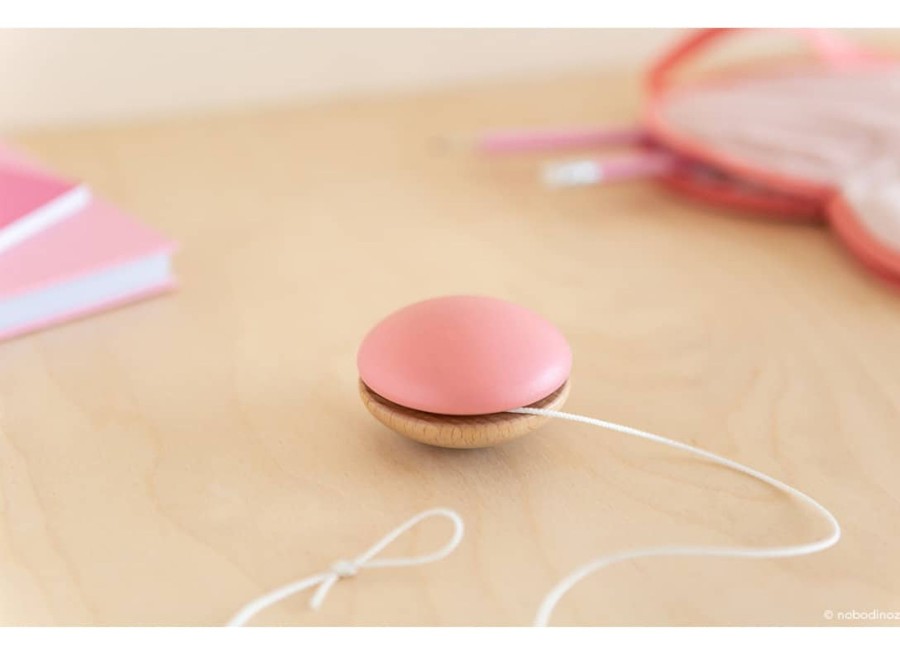 Toys & Play Nobodinoz Wooden Toys | Wooden Yoyo Pink