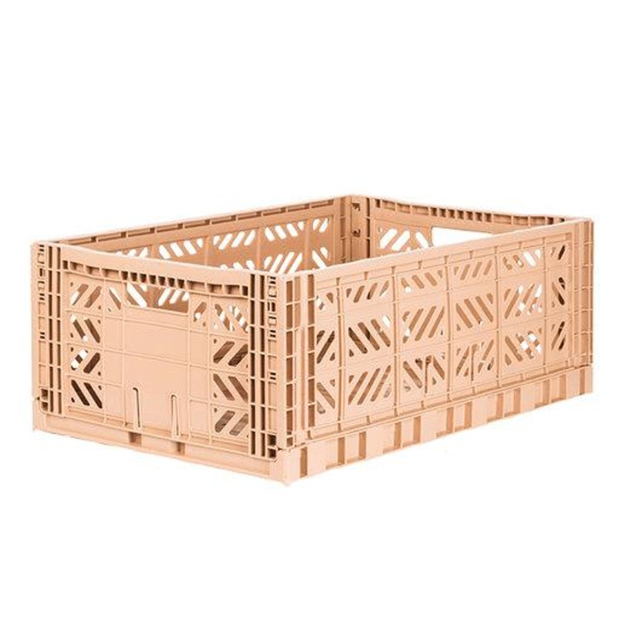 Nursery & Interior Aykasa Crates | Maxi Folding Crate - Milk Tea