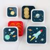 Outdoor A Little Lovely Company Picnic Tupperware & Blankets | Lunch & Snack Box Set - Space