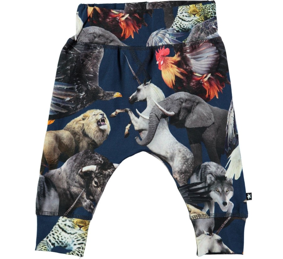 Clothing & Accessories Molo Baby 0-2 Years | Sammy National Animals Soft Pants