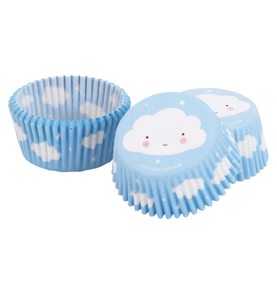 Mealtimes & Care A Little Lovely Company Baking & Making | Cupcake Cases - Cloud