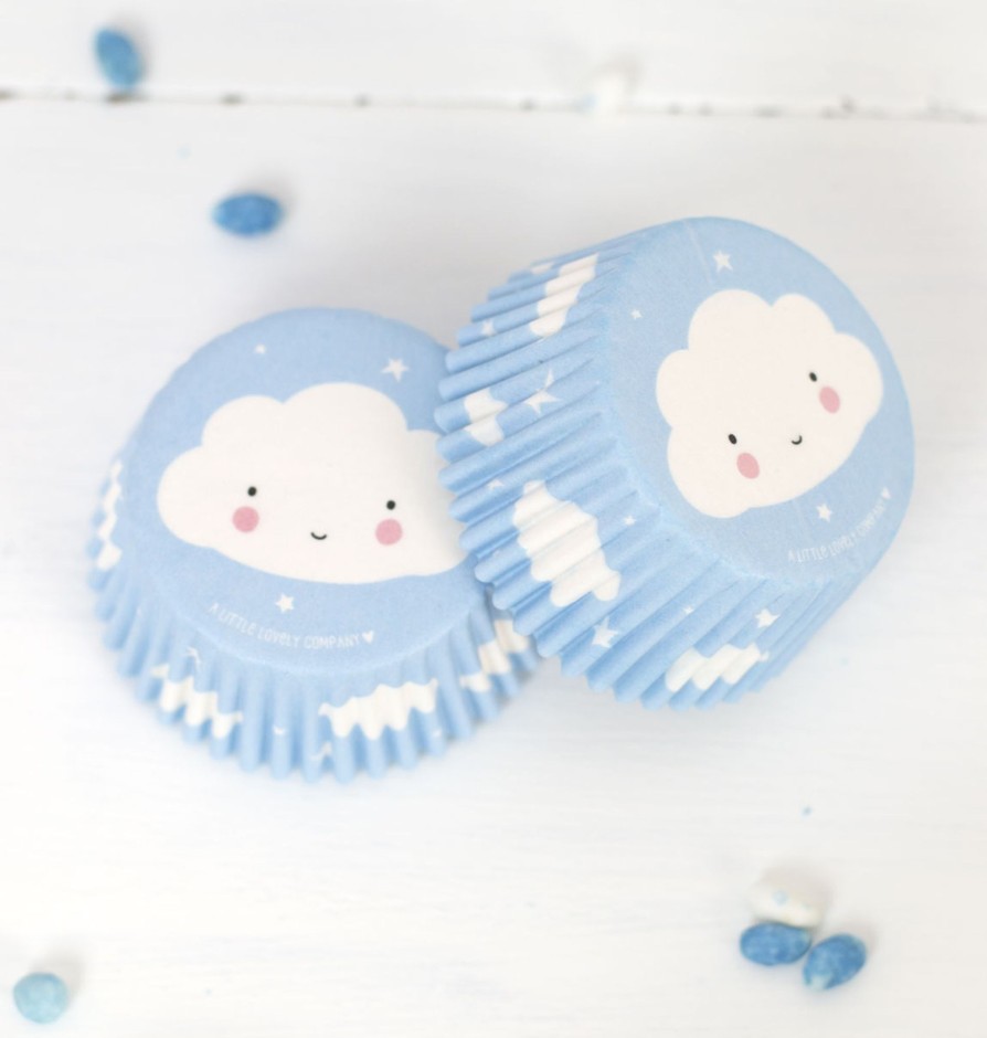 Mealtimes & Care A Little Lovely Company Baking & Making | Cupcake Cases - Cloud