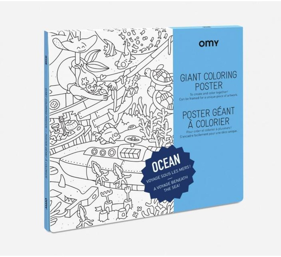 Toys & Play OMY Crafts | Coloring Poster - Ocean