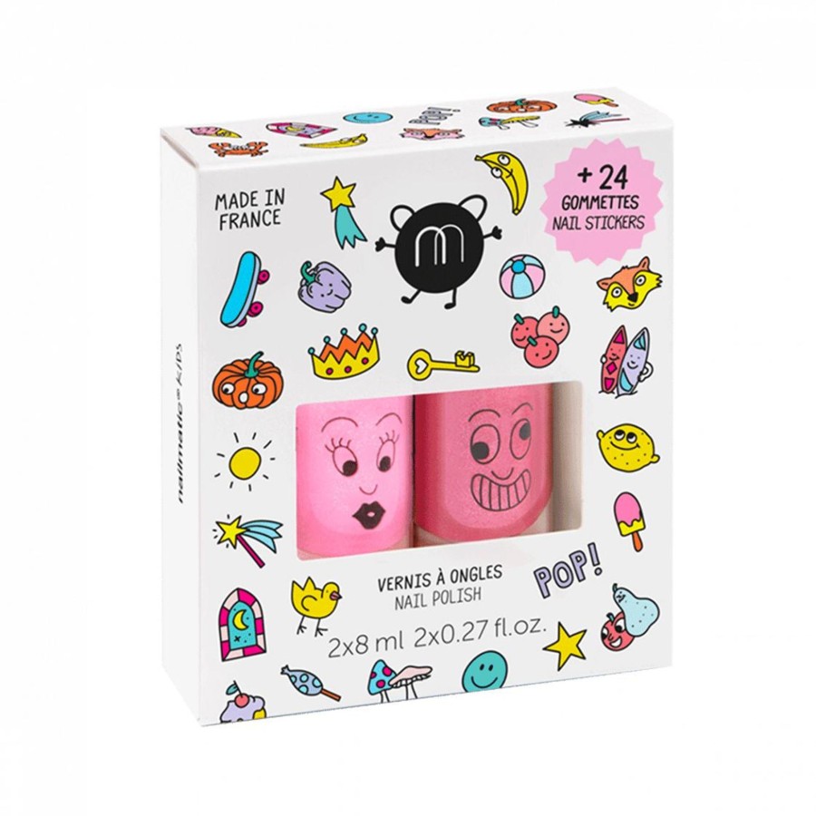 Clothing & Accessories Nailmatic Kids Beauty | Pop Set - Nail Polish And Stickers