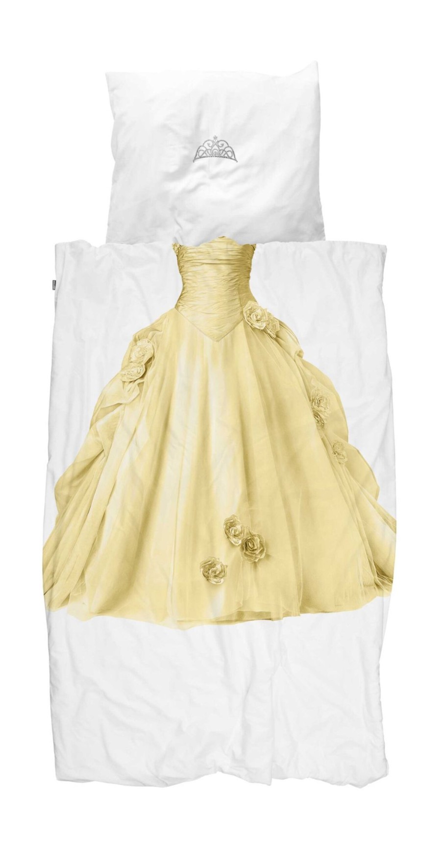 Nursery & Interior Snurk Duvet & Pillowcases | Princess (Yellow) - Organic Bed Linen Set