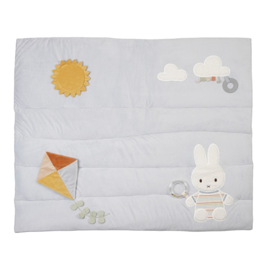 Outdoor Little Dutch Accessories | Miffy Playpen Mat Vintage Sunny Stripes