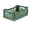 Nursery & Interior Aykasa Crates | Mini Folding Crate - Almond Green