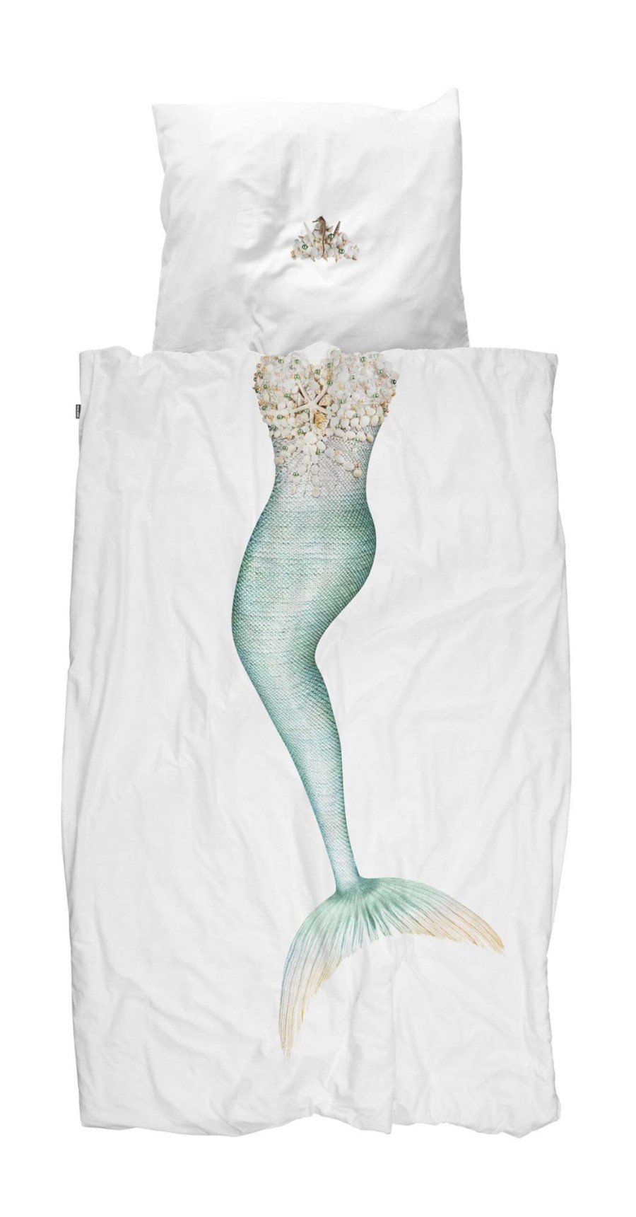 Nursery & Interior Snurk Duvet & Pillowcases | Mermaid - Organic Bed Linen Set