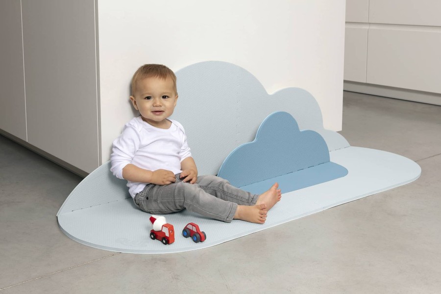 Nursery & Interior Quut Playmats | Play Mat - Cloud Small 145X90 - Light Blue