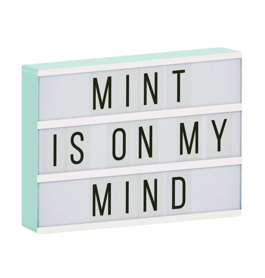 Nursery & Interior A Little Lovely Company Shelf Decor | Lightbox: A4 - Mint